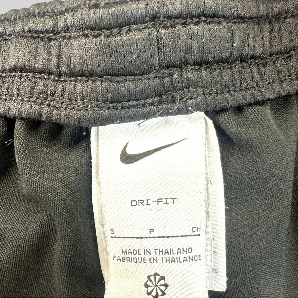 Nike Dri-FIT Black Athletic Pants Women S Elastic Drawstring Zip Ankle Pockets - Picture 9 of 11